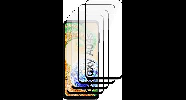 Screenprotector geschikt voor Samsung Galaxy A04s / A13 5G - 4x Gehard Glas Screen Protector FullGuard