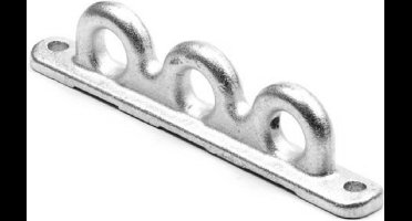 Topgear Tussenschothouder - 3 gaten - 190 mm - voor paardentrailer