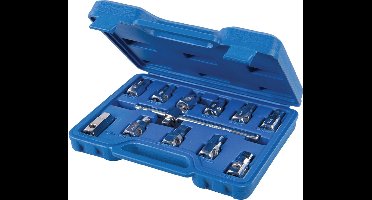 Silverline Oliepluggensleutelset - 12-delig - Chroomvanadium - 8 t/m 17 mm - Inclusief opbergkoffer