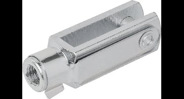 ProPlus Gaffel voor gasveer - verzinkt staal - M12 schroefdraad - 85 x 23 mm