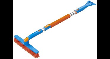 ProPlus Sneeuwborstel met ijskrabber - telescopische steel - 86-127 cm - soft grip
