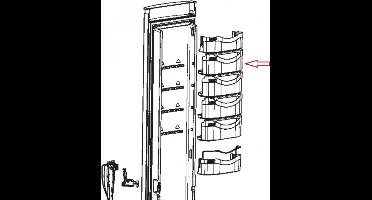 Dometic RML8230 Deurpaneel Compartiment Fendt