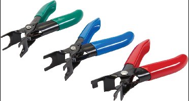 Silverline 3-delige brandstofleiding ontkoppel set