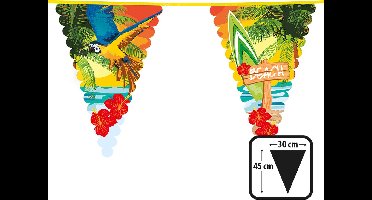 Boland - PE reuzenvlaggenlijn 'Beach' - Tropisch - Hawaii - Themafeest - Tuinfeest