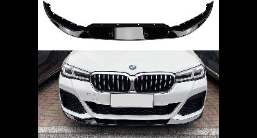 Spoiler Voorspoiler Splitter Lip Hoogglans Zwart Geschikt Voor Bmw 5 Serie G30 G31 M PACK LCI Facelift Vanaf 2020