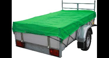 Groen fijnmazig aanhangwagennet 200x350cm