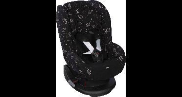 Dooky Seat Cover Groep 1 Autostoel hoes Romantic Leaves Black - Universele Autostoelhoes Maxi Cosi CabrioFix, Maxi Cosi hoes Pebble, Maxicosi hoes, Cybex en meer - Autostoelhoes Baby Universeel
