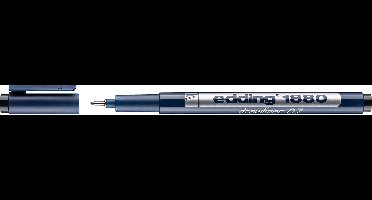 Edding 1880 Precisie fineliner- 0.7mm - Zwart