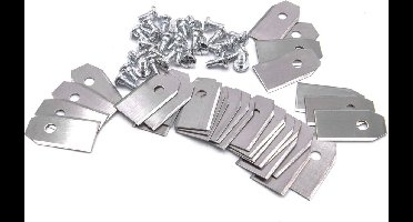 30x Reservemessen voor Husqvarna Automower en Gardena Robotmaaiers (0.75mm/Staal)