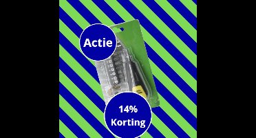 Hofftech Schroevendraaier Stubby met 7 Bitjes