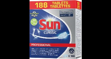 Sun vaatwastabletten Classic professional 188 stuks - XXL voordeelbox