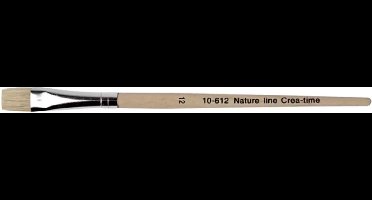 Nature Line kwast nr 12 mm, breedte 12 mm korte steel