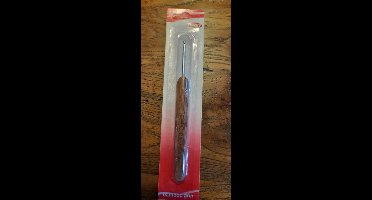 Haaknaald metaal Naturel met bamboe handvat 3,00 mm 14 cm