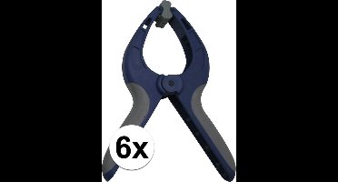 Benson Zeilklemmen / zeilclips - 6x - 9 inch/22 cm - Kunststof - Marktkraam klemmen