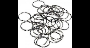 Benson Sleutelringen - 60x - metaal - 30x 24mm / 30x 30mm