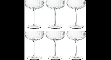 Luigi Bormioli Speakeasy Swing - Champagneglas - 30 cl - 6 stuks