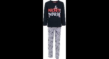 Kinderpyjama - Mickey Mouse - Zwart/Grijs - Maat 110-116