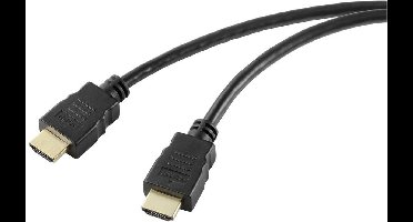 SpeaKa Professional SP-10481292 HDMI-kabel HDMI Aansluitkabel HDMI-A-stekker, HDMI-A-stekker 2.00 m Zwart 8K UHD, PVC-m