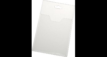 Europel Badgehouder of Pashouder – Pasjes 60 x 90 mm – Open – Transparant – 24 stuks