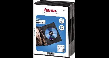 Hama DVD slim box 10-pack zwart