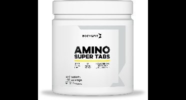 Body & Fit Amino Super Tabs - BCAA - Glutamine - Aminozuren - 420 tabletten (140 doseringen)