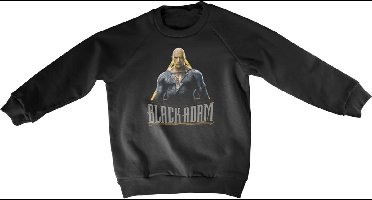 DC Comics Black Adam Sweater/trui kids -Kids tm 12 jaar- Hero Zwart