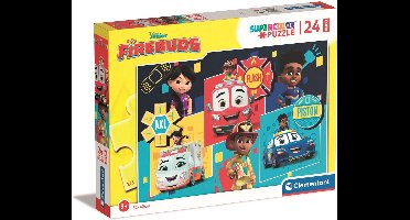 Clementoni - Puzzel - 24 Maxi Stukjes - Disney Firebud - Kinderpuzzel - Vanaf 3 jaar