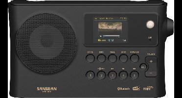 Sangean WFR-28BT - Bluetooth - Internetradio - FM/AM radio - Zwart