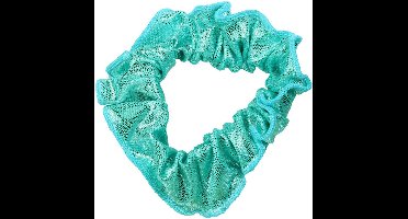 Snowflake - Hair Scrunchie - Mystique Glansstof - Turnen - Meisjes - Haarwokkel - Elastisch - Mintgroen - One Size