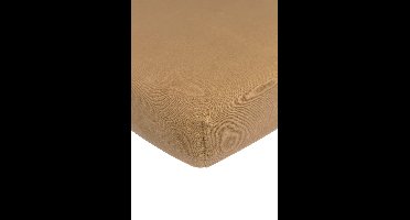 Meyco Home Uni hoeslaken tweepersoons - toffee - 180x200cm