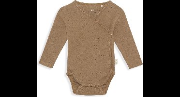 Konges Sløjd - Newborn  Overslag Rompertje - Rompertjes - Tiger Eyes 6 mnd