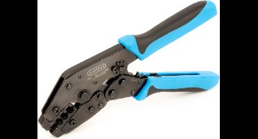 Elvedes Krimptang - Montage buitenkabel hoedjes - Anti-rafeldopjes - 22.5 cm - Blauw/Zwart