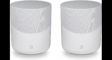 Combi Deal Bluesound Pulse M - Draadloze 360 Luidspreker - Wit (2 speakers)