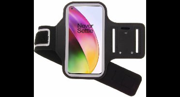 Hoesje geschikt voor Oneplus 8 hardloop armband - Sportband - hoesje – zwart