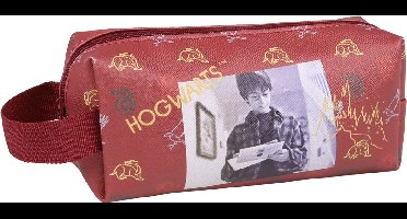 Harry Potter Hogwarts - Bordeauxrode schooletui 23x10x7.5