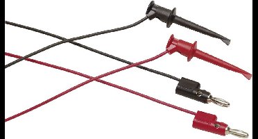 Fluke TL940 Meetsnoerenset Krokodilklem Bananenstekker 4 mm 0.90 m Rood, Zwart 1 stuk(s)