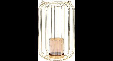 Kandelaar - goudkleur - kaarsenhouder - kandelaar metaal