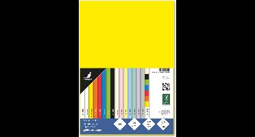 Kangaro papier - A4 - 120 grams FSC - pak 100 vel - geel - K-0043F025