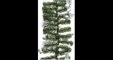 Decoris Everlands dennenslinger - groen - 180 cm - kunststof - guirlandes - kerstversiering