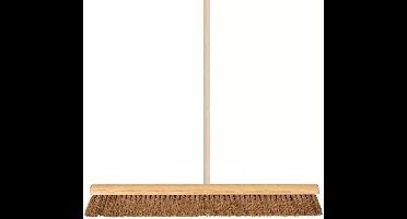 Talen Tools - Zaalveger – Zachte bezem – Kokosharen – 90 cm – Houten steel – 160 cm