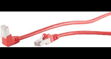S/FTP CAT6 Gigabit netwerkkabel haaks/recht / rood - 20 meter