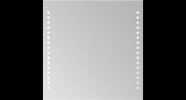 vidaXL - Badkamerspiegel - LED - 30x30 - cm