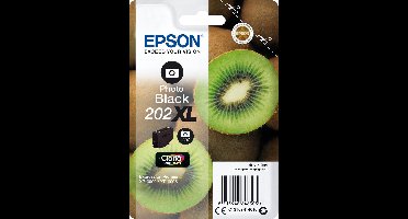 Epson Kiwi Singlepack Photo Black 202XL Claria Premium Ink