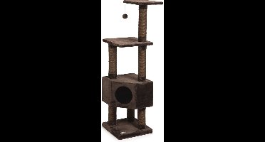 Beeztees Figado - Krabpaal - Bruin - 40x40x135 cm