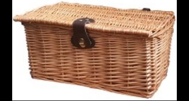 Falkx Rieten Fietsmand - Rotan - 24L - Met Klep