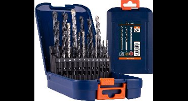 Rotec 18-delig spiraalborenset, type 100|225|235, Ø 3 t/m 10