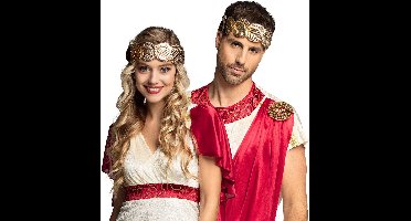 Boland - Hoofdband Laurel Goud - Één maat - Volwassenen - Unisex - Griekse en Romeinse Oudheid