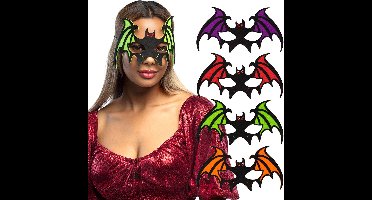 Boland - Vilten masker Vleermuis - Volwassenen - Vleermuis - Halloween en Horror