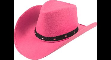 Boland - Hoed cowboy Wichita roze Roze - 59 - Volwassenen - Unisex - Cowboy - Indiaan - Festival
