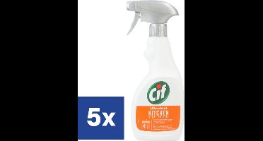 Cif Keuken Ultrafast Spray - 5 x 500 ml
